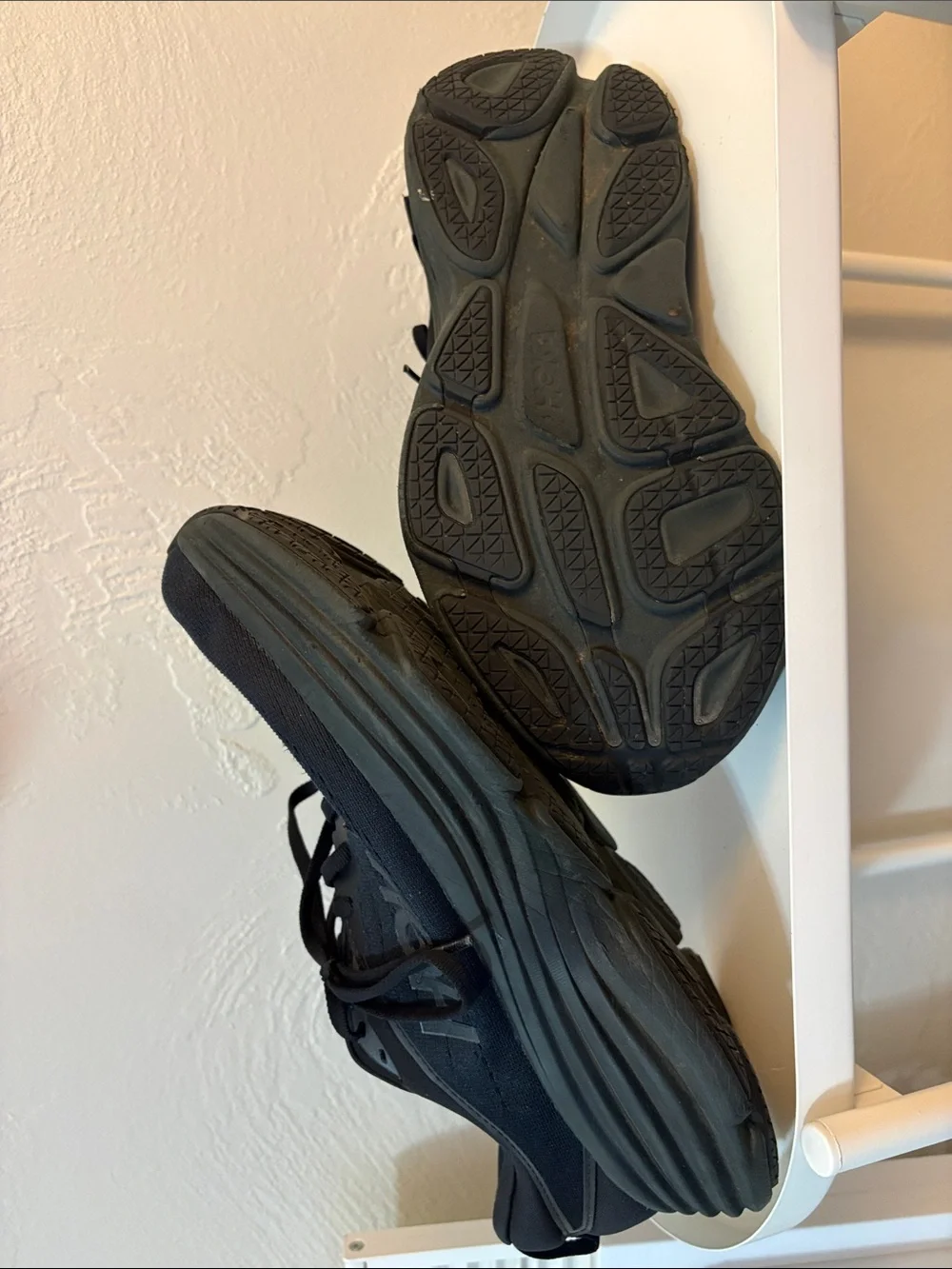 Hoka Men's All-Black Cushioned Running Shoes